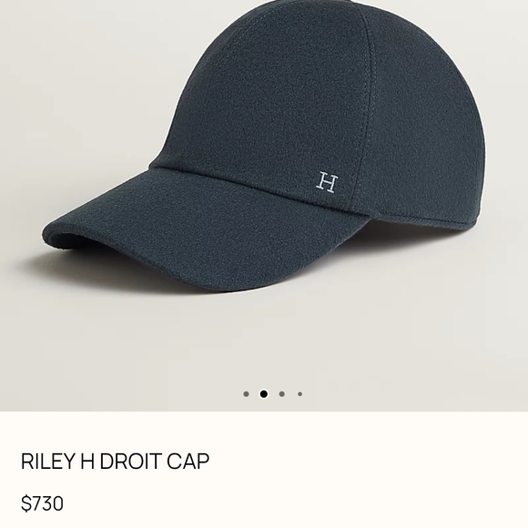 HERMES RILEY H DROIT CAP - Picture 6 of 8